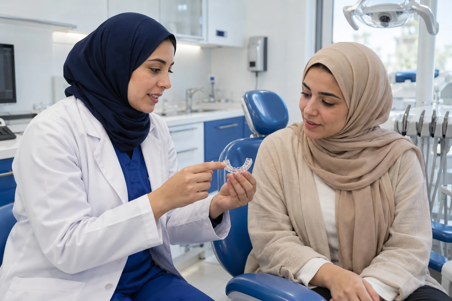شرح مصور لخدمة تقويم الأسنان