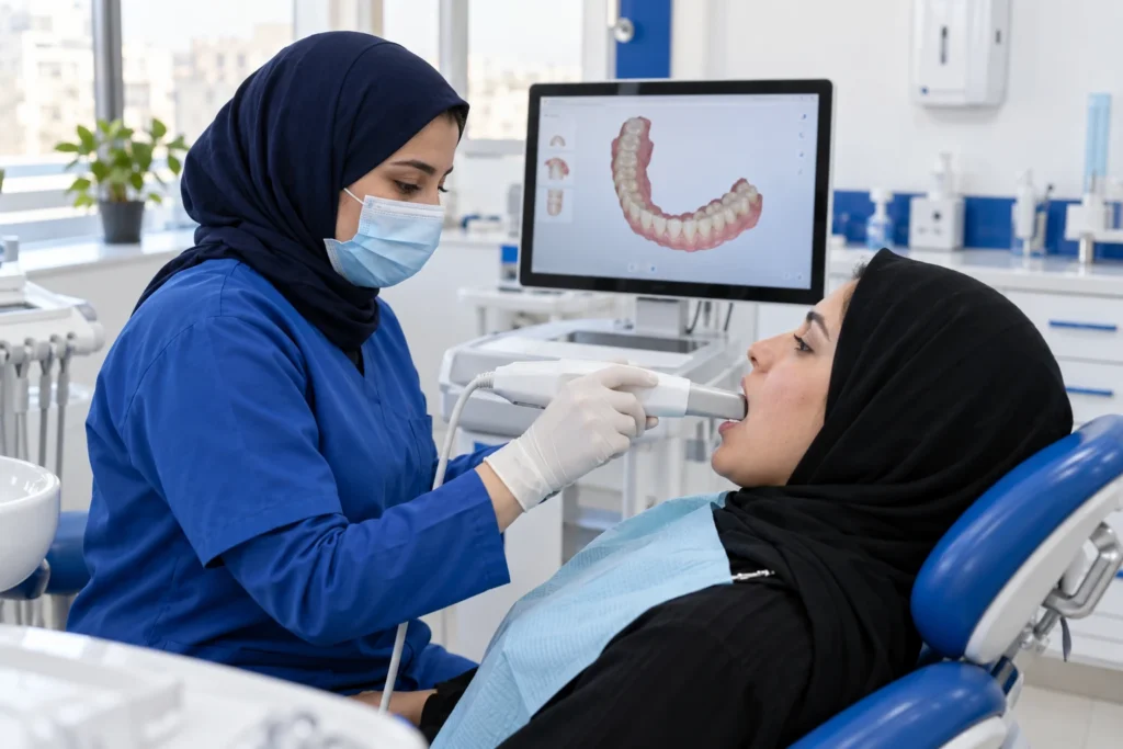 التصوير داخل العيادة