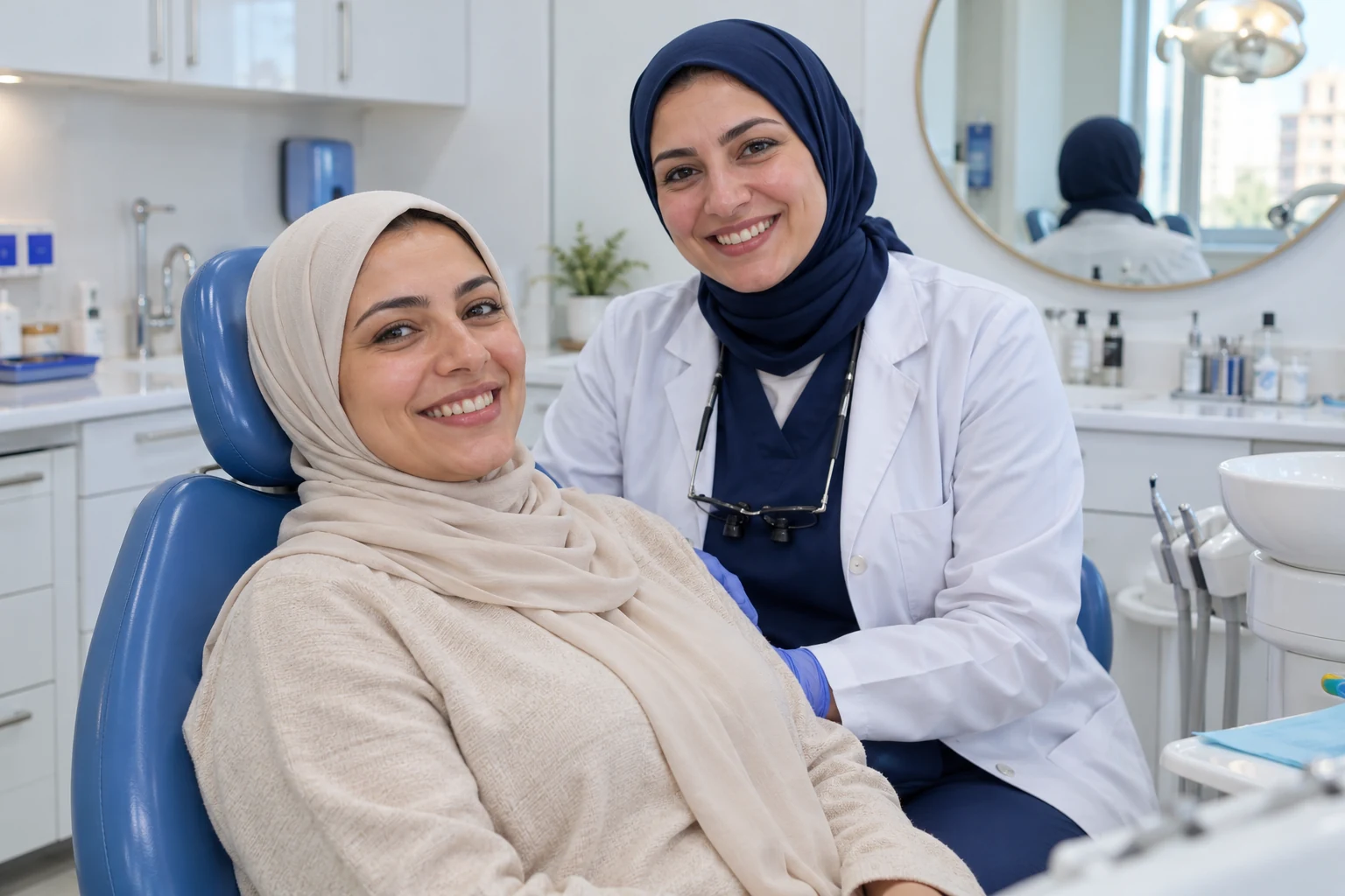 شرح مصور لخدمة تجميل الابتسامة