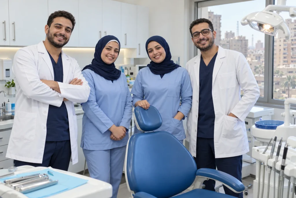 فريق عيادات أركان داخل العيادة